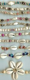 JewelryVilla hemp necklaces with shells, shell necklaces, hemp chokers