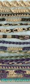 JewelryVilla Plain hemp chokers, purple hemp choker, black hemp necklace, colored hemp necklaces, JewelryVilla hemp jewelry
