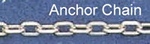 silver anchor link chains