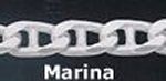 Silver marina chains