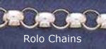 silver rolo chains