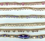 JewelryVilla hemp bracelets and hemp anklets with small beads