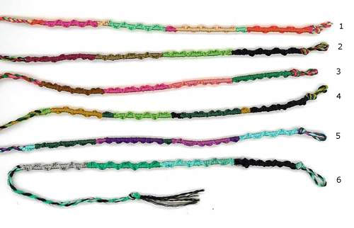 Silk Wrapped bracelets