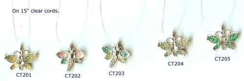 JewelryVilla Butterfly necklace