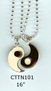 JewelryVilla Yin-Yang necklace, Best friends necklace