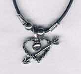 JewelryVilla teen necklaces, Heart necklaces 
