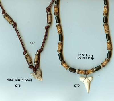 JewelryVilla Shark teeth necklaces