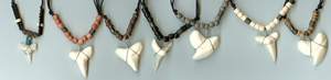 JewelryVilla sharks teeth necklaces
