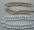 JewelryVilla jingle bell anklets