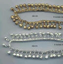 JewelryVilla jingle bell anklets