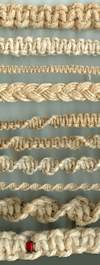 JewelryVilla Plain chokers, hemp necklaces, JewelryVilla plain hemp necklaces, wide hemp necklaces