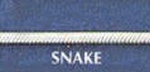 silver snake chains
