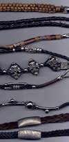 JewelryVilla Leather bracelets