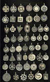 JewelryVilla pewter charms
