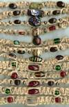 JewelryVilla hemp chokers with multibeads