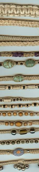 JewelryVilla hemp bracelets and anklets