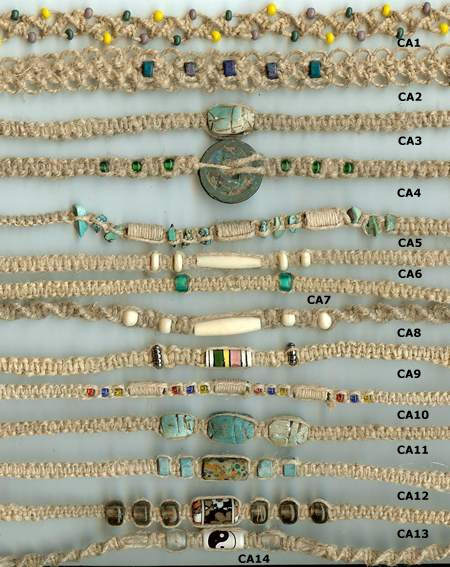 JewelryVilla hemp necklaces, hemp jewelry