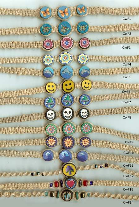 JewelryVilla hemp necklaces, hemp jewelry