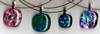 JewelryVilla Dichroic glass pendants
