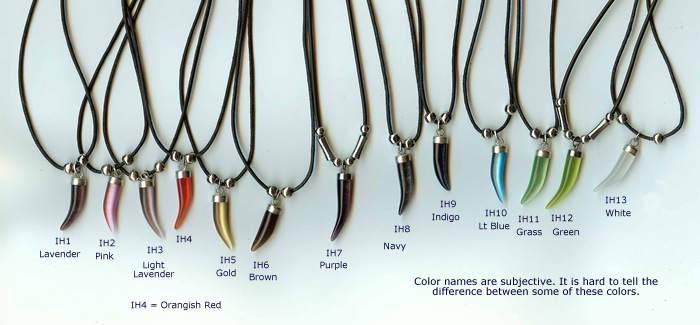 JewelryVilla Italian Horn of Plenty Necklaces