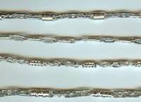 Faux silver chains