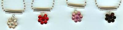 Teen necklaces, flower necklaces